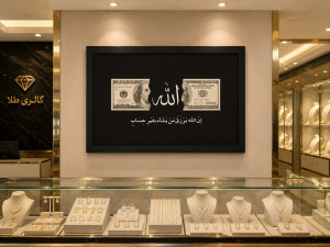 قاب دکوراتیو دلار